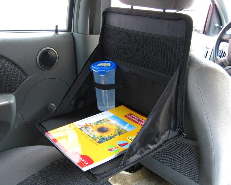 Car-mounted vehicle-mounted laptop frame-back computer rack computer rack bag-hanging dining table