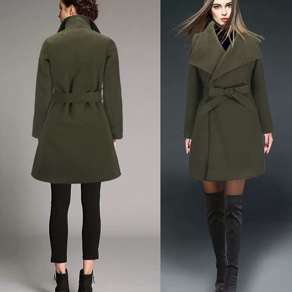 Fashionable winter woolen coat, woolen jacket