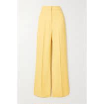 De La Vali Uma crepe wide leg pants women 2021 new luxury professional personality pants women