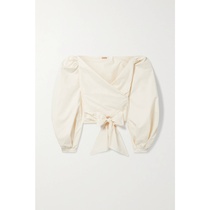 Johanna Ortiz Isleta Del Sur blend poplin curly sweater womens T-shirt women