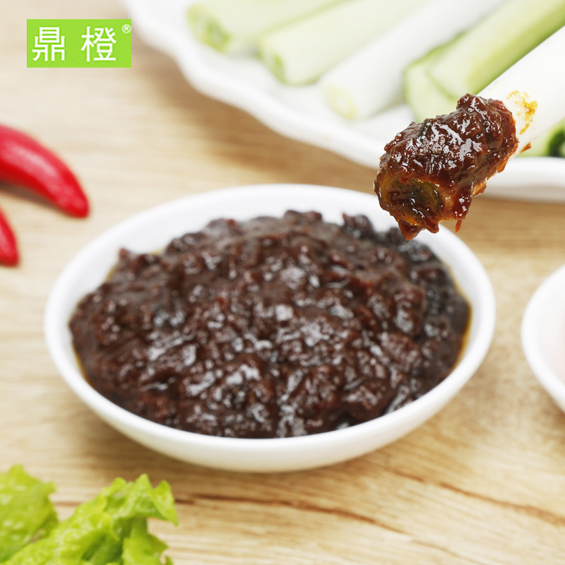 Ding Orange fried cooked sauce Shandong specialty bean paste soy sauce mixed noodles bibimbap dipped in onion sauce Pancake sauce 400g