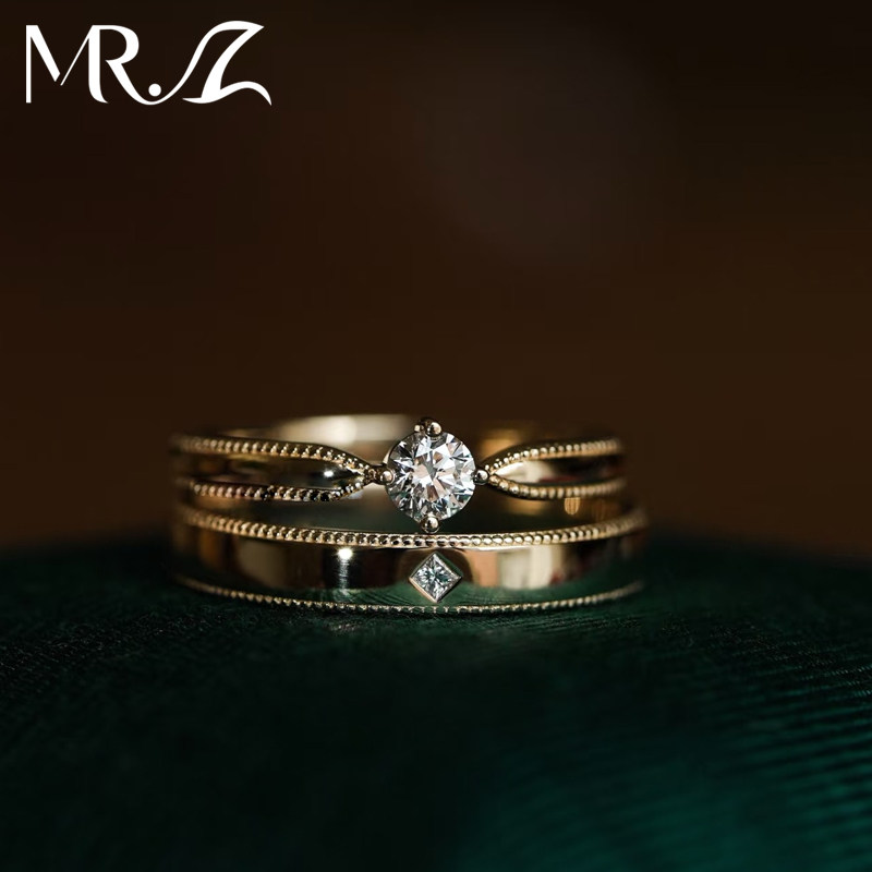 Кольцо Mr. Z Jewelry женское золотое размер 5