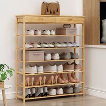 Simple Shoe Rack Sub Multilayer Putting Doorway Household Indoor Economy Type Shoes Cabinet Solid Wood Shoe Rack Good Looking Nana Bamboo Containing Shelf
