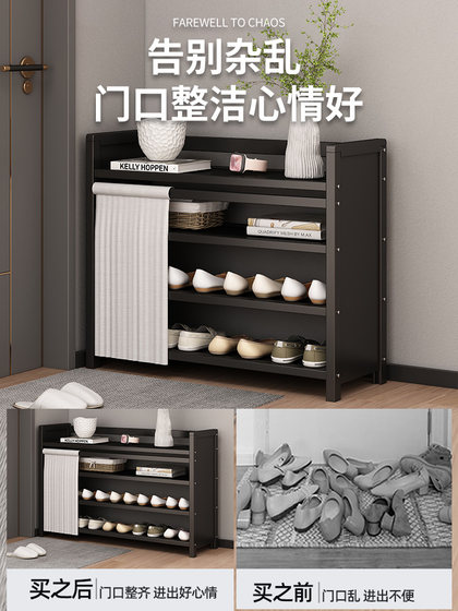 鞋架家用门口多层室内好看出租屋折叠新款2025爆款免安装简易鞋柜