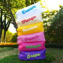 Beach lazy sofa inflatable outdoor music festival couple picnic camping inflatable air single portable air cushion