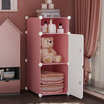 Childrens wardrobe simple plastic baby modern simple home bedroom baby wardrobe rental room storage cabinet