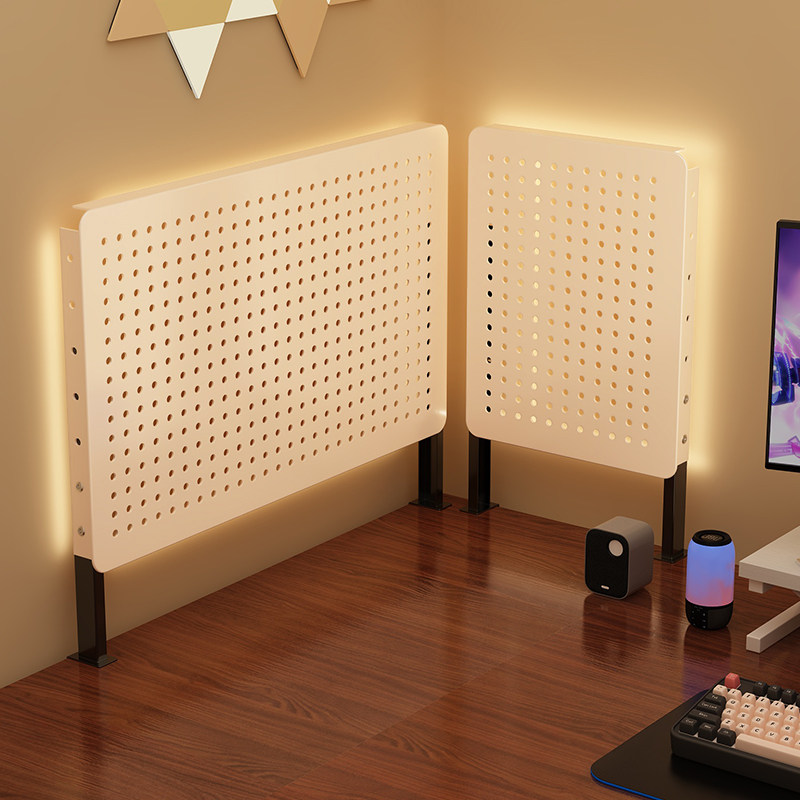 Desktop perforated board storage rack without punching desk clip-type storage e-sports computer desk storage organizer display rack