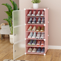 Shoe rack small and narrow Easy doorway multilayer new 2021 Burst Dorm Room With Bed Base Small Size Economical Type Containing Shoe Cabinet