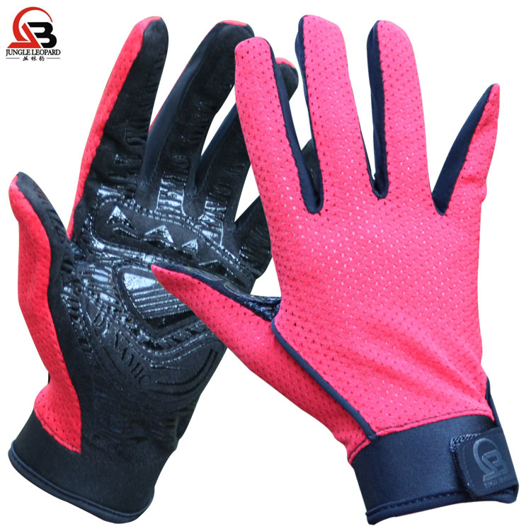 Jungle Leopard Găng Tay Leo Núi Ngoài Trời Hoàn Toàn Non-slip Găng Tay Thể Thao Thoáng Khí Kem Chống Nắng Mùa Hè Lưới Keo Mỏng bao tay dài