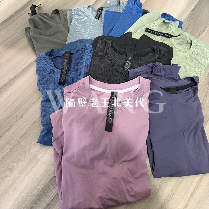 U.S. Shipping Lululemon Men's Short-Sleeve/Long-Sleeve T-Shirt Mtv Zeroed in Sweat-Absorbent, Quick-Drying, Breathable
