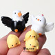 Blind Bag Creative Mini Eagle Catching Chick Figurine Micro Landscape Scene Cute Small Ornament Children's Toy Gift
