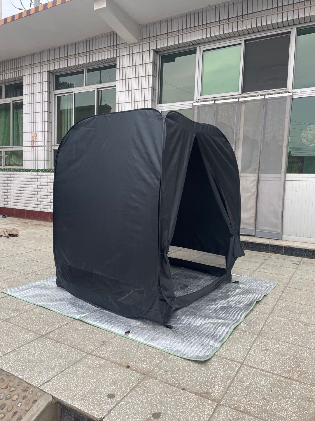 Balcony automatic outdoor prevention and control tent bathing changing tent camping tent double single dormitory bed bag