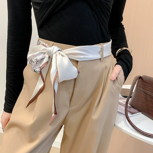 Демисезонная модная универсальная повязка на голову, шарф, шейный платок, ремень