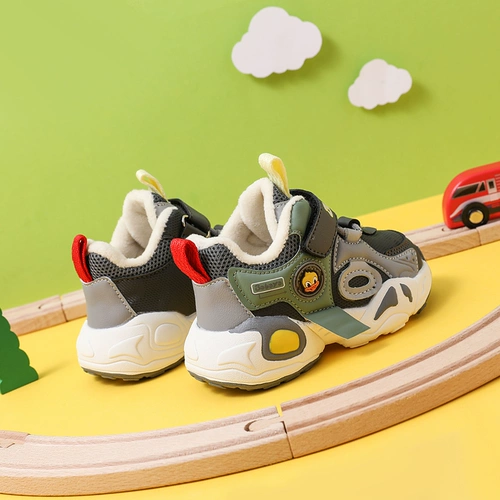 Детская спортивная обувь, демисезонные туфли для мальчиков, комплект, мягкая подошва, коллекция 2021