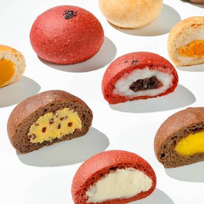 【6种口味可选】低脂低卡全麦软欧包600g