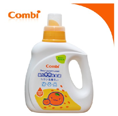 combi康贝 天然柑橘系列 婴儿洗衣液 宝宝衣物清洗剂 1.2L