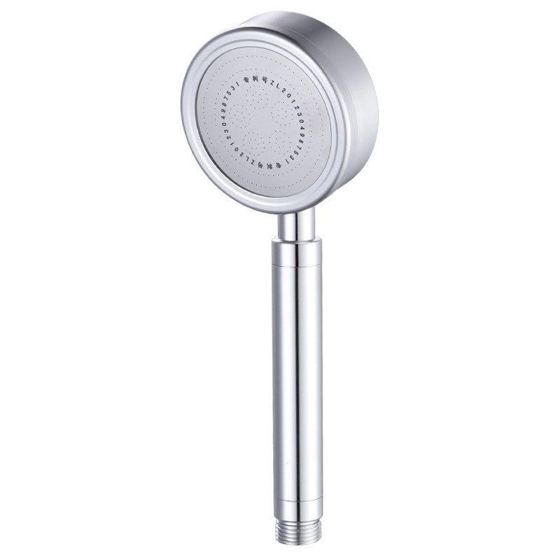 Space aluminum shower head super booster shower head bathroom shower hand-held shower head shower head universal