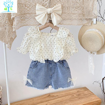 Girl Baby Summer Shirt Sleeveless Baby Boy Two Suits Girl Princess Casual Doll Shirt Dress Foreign Air