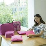 Сумка для хранения для путешествий, комплект, универсальный чемодан, пакет, сумка-органайзер