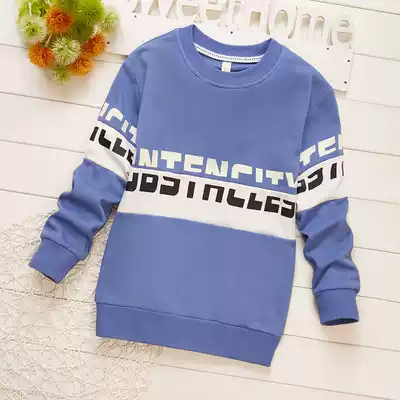 Boy clothes spring and autumn models 2020 new 10-12 years old Korean version of foreign school children Base shirt long sleeve tide