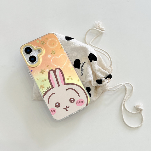 Style 1 — Girls Chiikawa Hachiware Usagi Gradient iPhone Case