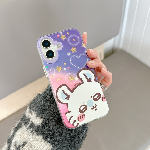 Style 2 — Girls Chiikawa Hachiware Usagi Gradient iPhone Case