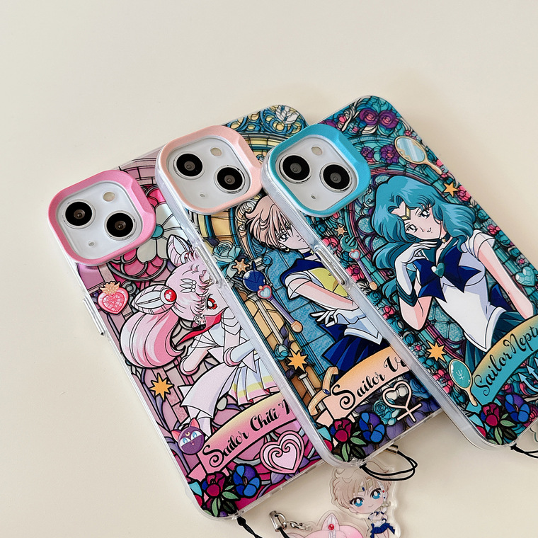 Sailor Moon Gradient Laser Phone Case