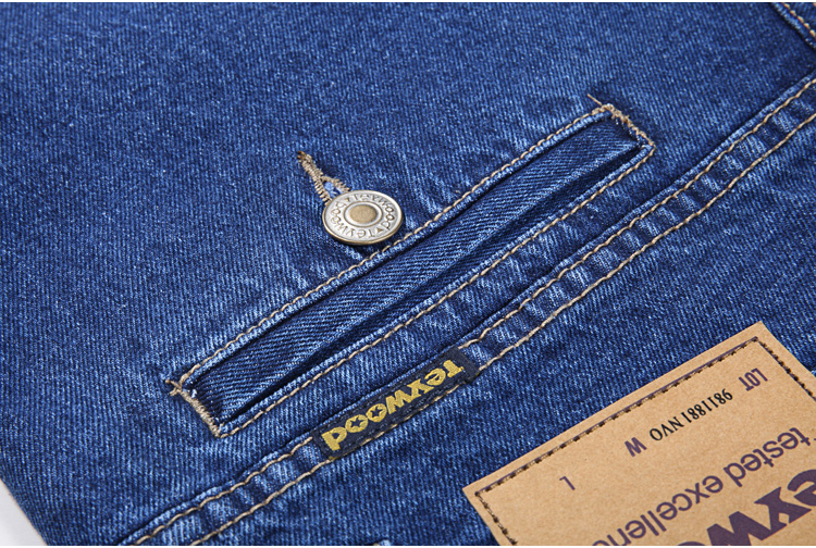 Apple jeans đàn ông đích thực của mùa xuân và mùa hè phần mỏng xiên pocket trung niên cao eo lỏng thẳng trung niên xiên pocket