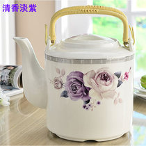 Bone China large teapot kung fu tea set cold kettle ceramic household cool kettle large capacity teapot high temperature resistant