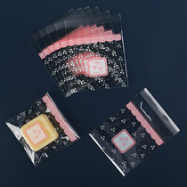 Mini bag candy biscuit handmade soap packaging bag small medium transparent ziplock bag Lace cartoon bag
