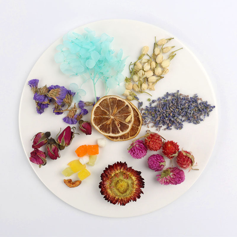 Hand Candle Wax Sheet Diy Material Dry Flower Embroidered Ball Flowers