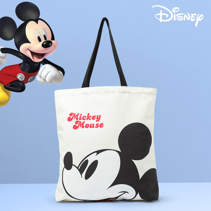Mesuca 麦斯卡 迪士尼 22年秋季 帆布袋 单肩包 手提包 天猫优惠券折后￥19包邮（￥49-30）3色可选