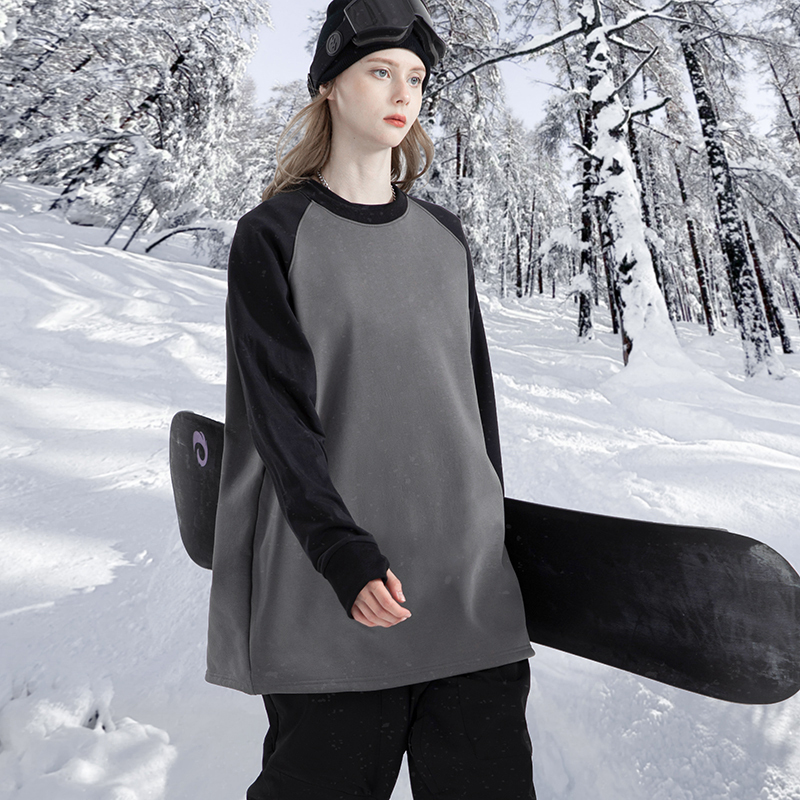 Waterproof Ski Jacket Sweatshirt with Fleece Lining, Warm, Unisex, Snowboard Professional American-Style Outdoor Sports Double-Board Base Layer Shirt Waterproof Ski Jacket Sweatshirt with Fleece Lining, Warm, Unisex, Snowboard Professional American-Style Outdoor Sports Double-Board Base Layer Shirt