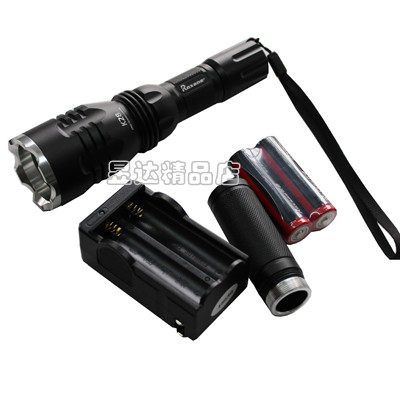 New LED intense light flashlight Charging far-light intense light flashlight T6 LED ultra-strong photoelectric cylinder k28
