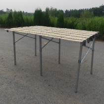 Swing stall shelf portable night market stall table folding rack thickened bamboo bamboo sheet cloth frame multifunctional reinforcement bar