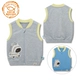 Cá rất nhỏ 29186 bé trai dây kéo áo vest cotton không tay áo khoác vest trung trẻ em xuân mới 2019 - Áo ghi lê