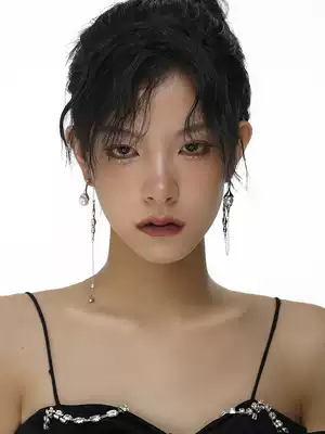 SUMIYAKI original Pearl long version of tassel earrings female niche design sense exaggerated earrings New ins earrings