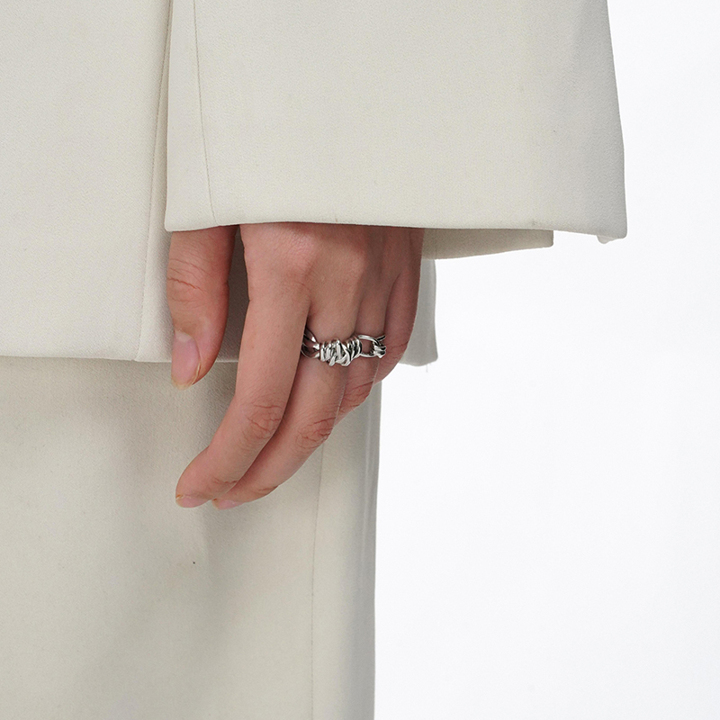 SUMIYAKI 2022 New Thorn Ring Girl Designs Cold Wind High Sense to Insist Tide