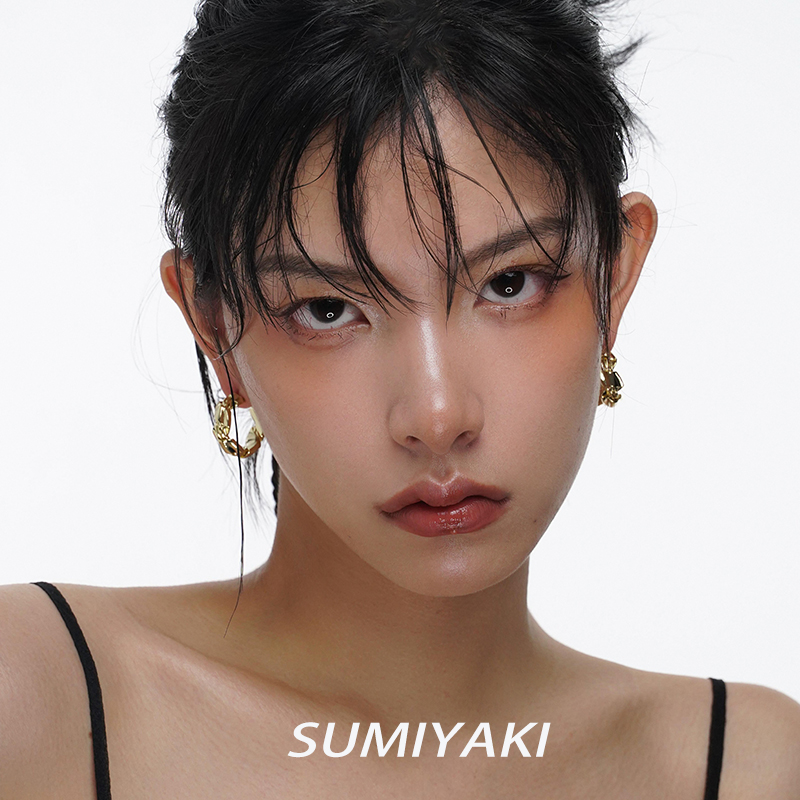 Sumiyaki Snake - shaped earrings are high - sensation and luxury design of the new tide of 2022 summer