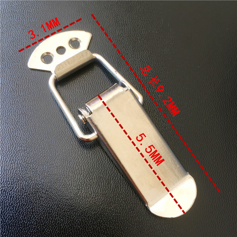 Sofa button connected lock package button toolbox hung wooden box lock spring lock button hardware accessories buckle