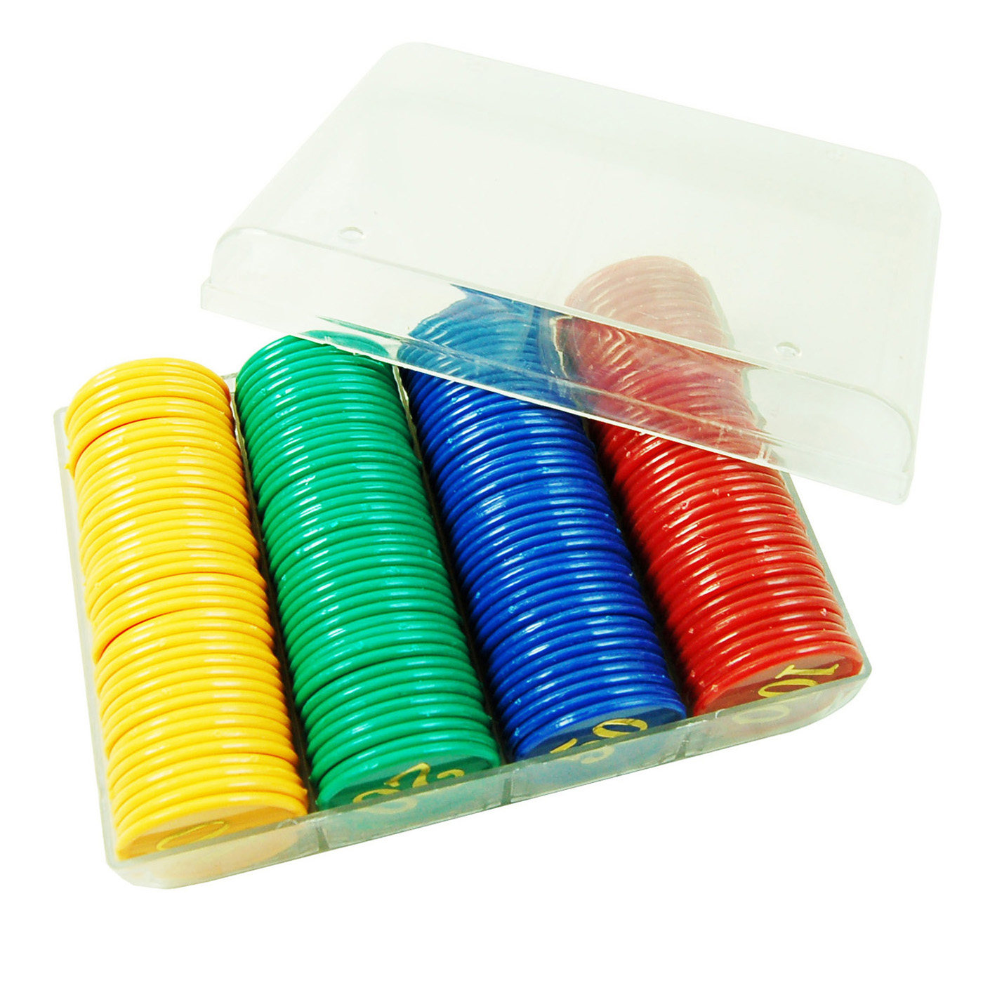 Bifacial bronzing large number of mahjong chips poker chips CHIPS Chips Kit 160 Pieces Digital Boxed Chips