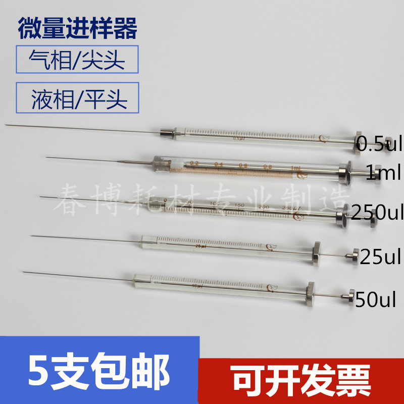 High dove gas phase liquid phase micro-prototype 1 2 5 10 25 50100 50100 flat head injector