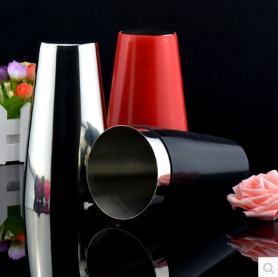 Thicken stainless steel rubber glass anti - slip wine bar practice room Boston Cup Snow Crack Kettle