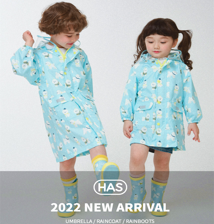 South Korea has raincoat children's kindergarten boys and girls baby pupils poncho light dream windproof spring and summer four seasons