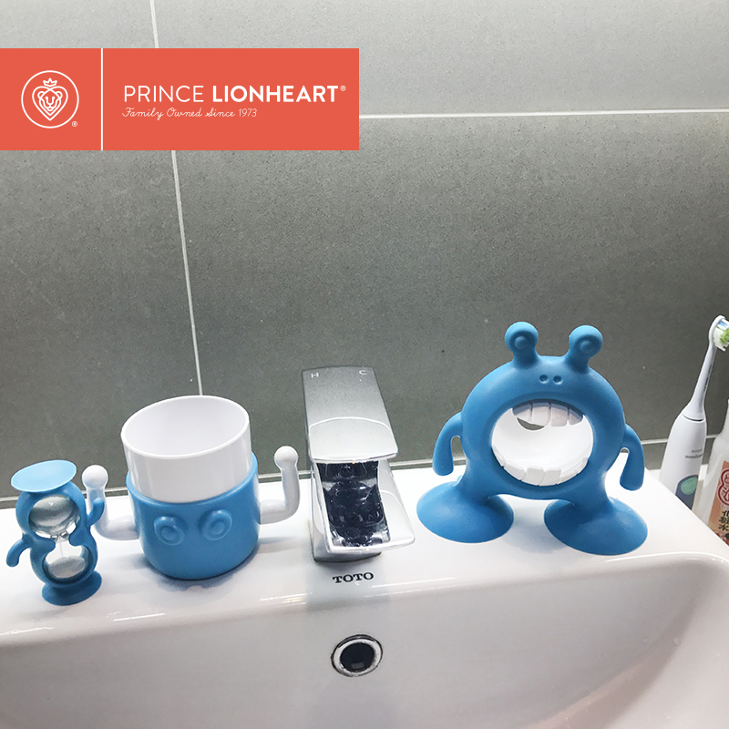 American Prince Lionghart Beauty Lion's Brush Holder Toothbrush Cup Timer Hourglass With Big Mouth Blame Shelf