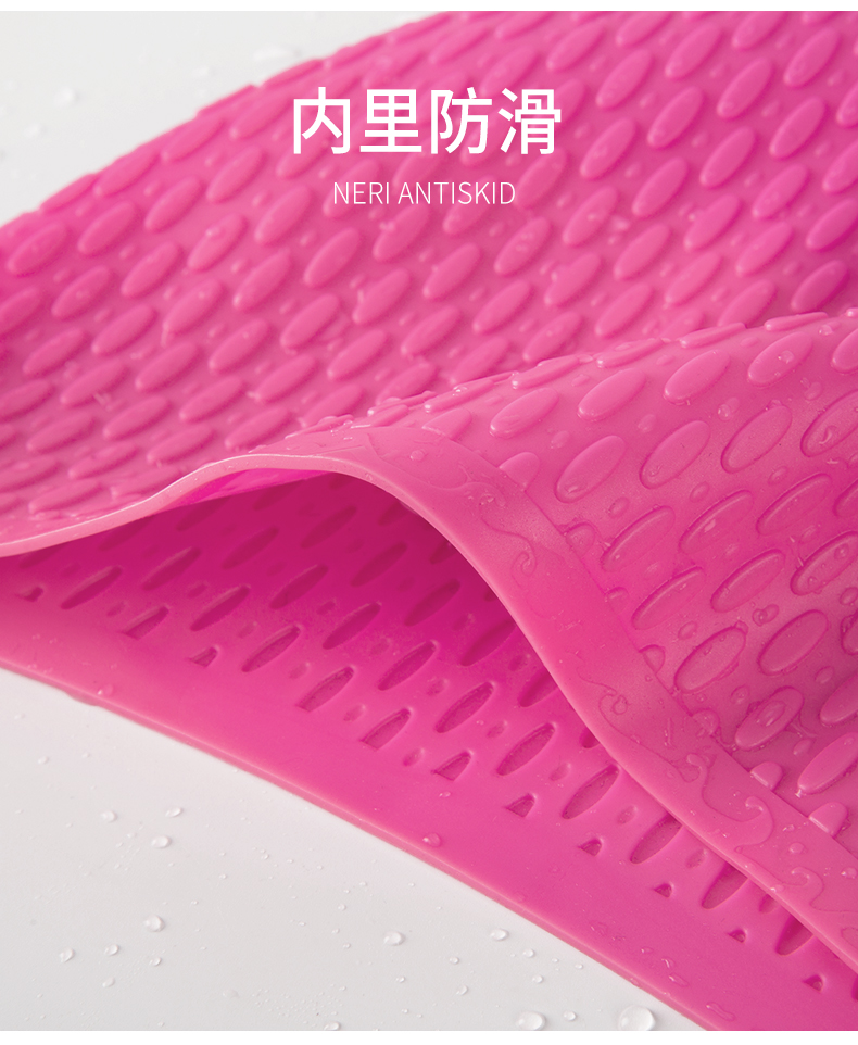 Mũ bơi nữ tóc dài không thấm nước silicone mũ bơi phụ nữ thoải mái bịt tai mũ nam người lớn thiết bị bơi trẻ em lớn - Mũ bơi 	mua mũ bơi giá rẻ	