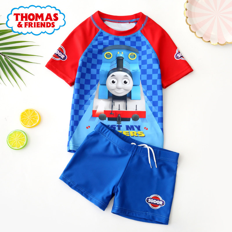 Thomas children's swimsuit boy middle and Big Boy split swimsuit baby boy sunscreen swimsuit swimsuit suit