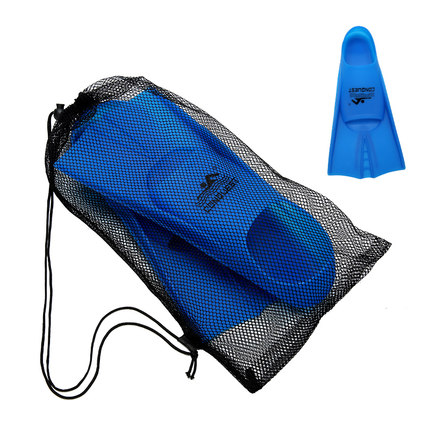 正品博路硅胶脚蹼 成人浮潜游泳蛙鞋 儿童游泳馆游泳训练潜水鸭掌