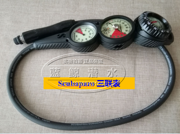 Diving equipment Scubapro triptych depth table residual pressure gauge for north-pin diving meter diving meter