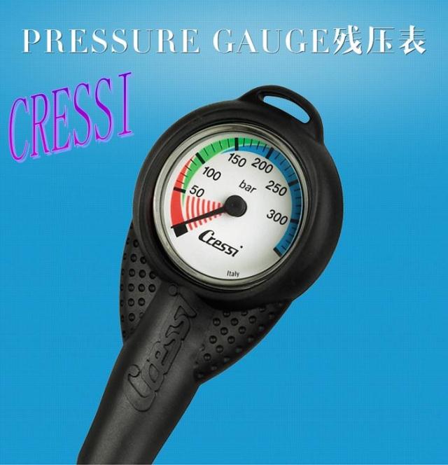 Italian CRESSI PRESSURE GAUGE scuba diving residual pressure gauge diving pressure gauge barometer